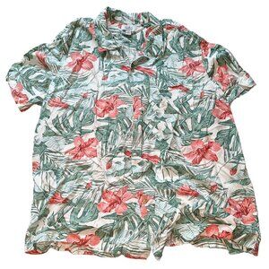 Croft & Barrow Lightweight Short Sleeve Shirt Size XL